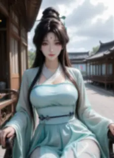 狐妖小红娘 东方淮竹 AI绘画 5