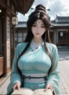 狐妖小红娘 东方淮竹 AI绘画 5