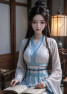 白蛇 小白 AI绘画 3