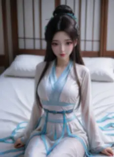 白蛇 小白 AI绘画 3