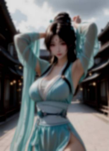 狐妖小红娘 东方淮竹 AI绘画 2