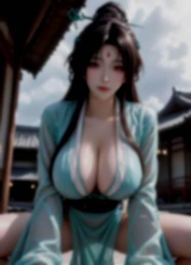 狐妖小红娘 东方淮竹 AI绘画 4