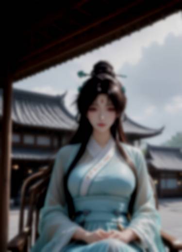 狐妖小红娘 东方淮竹 AI绘画 4