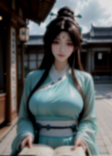狐妖小红娘 东方淮竹 AI绘画 5