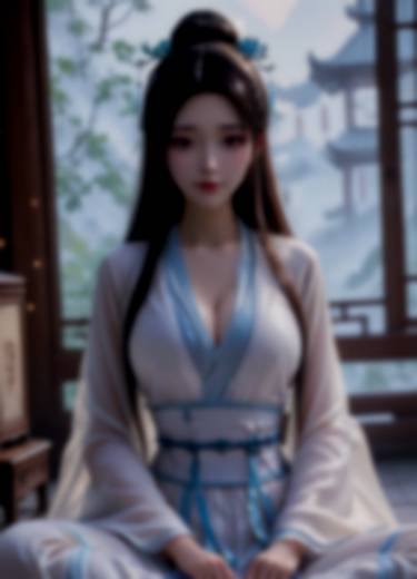 白蛇 小白 AI绘画 3